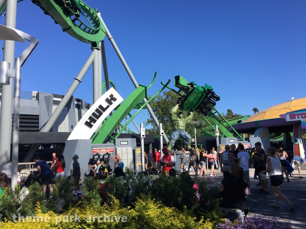 The Incredible Hulk Coaster at Universal Islands of Adventure