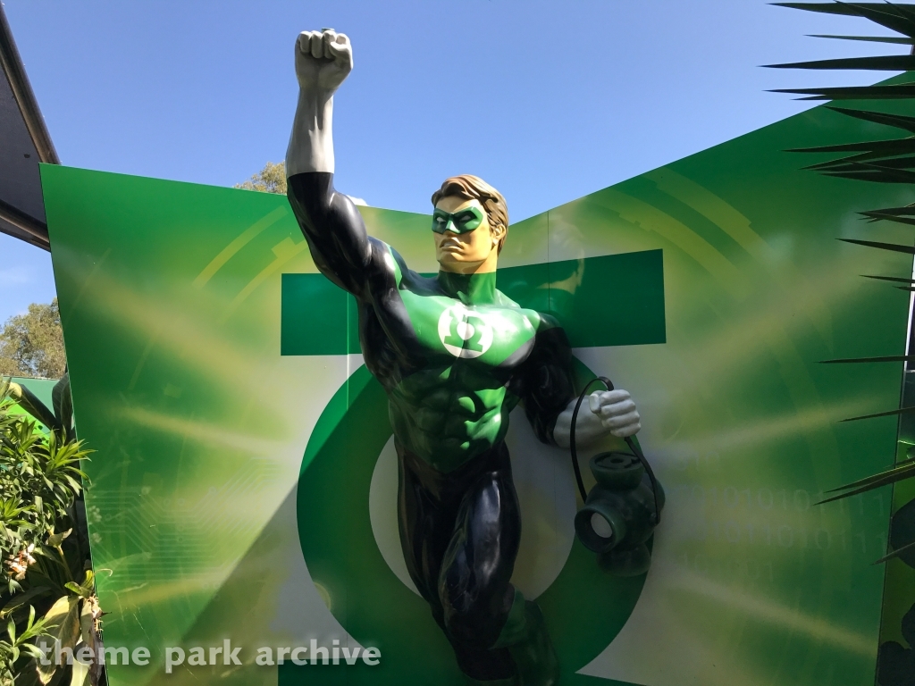 Green Lantern Coaster at Warner Bros. Movie World