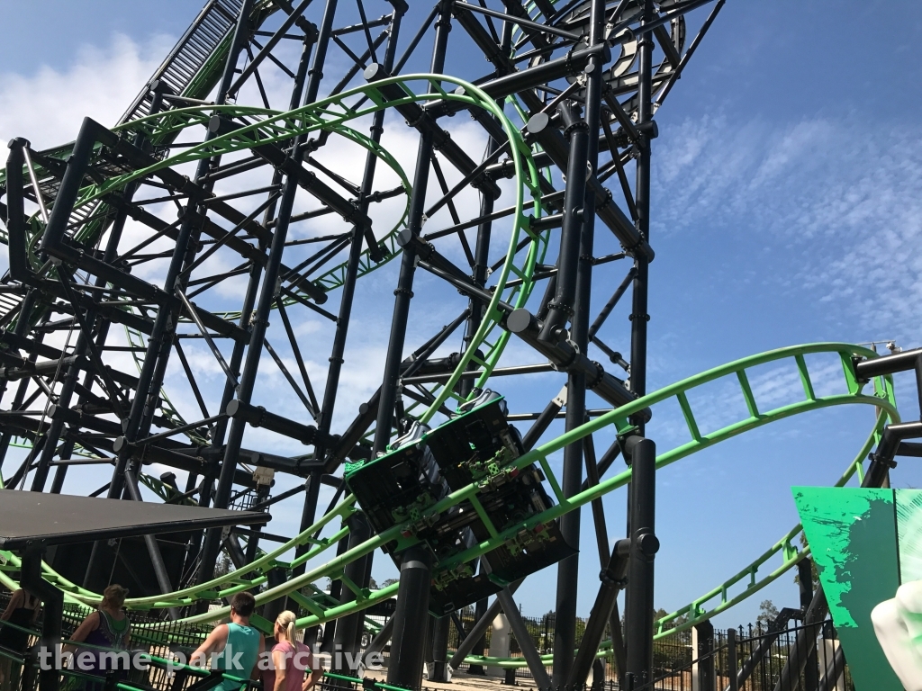 Green Lantern Coaster at Warner Bros. Movie World
