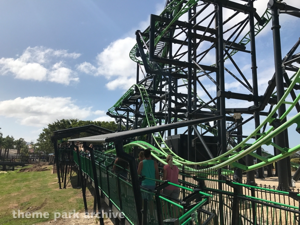 Green Lantern Coaster at Warner Bros. Movie World
