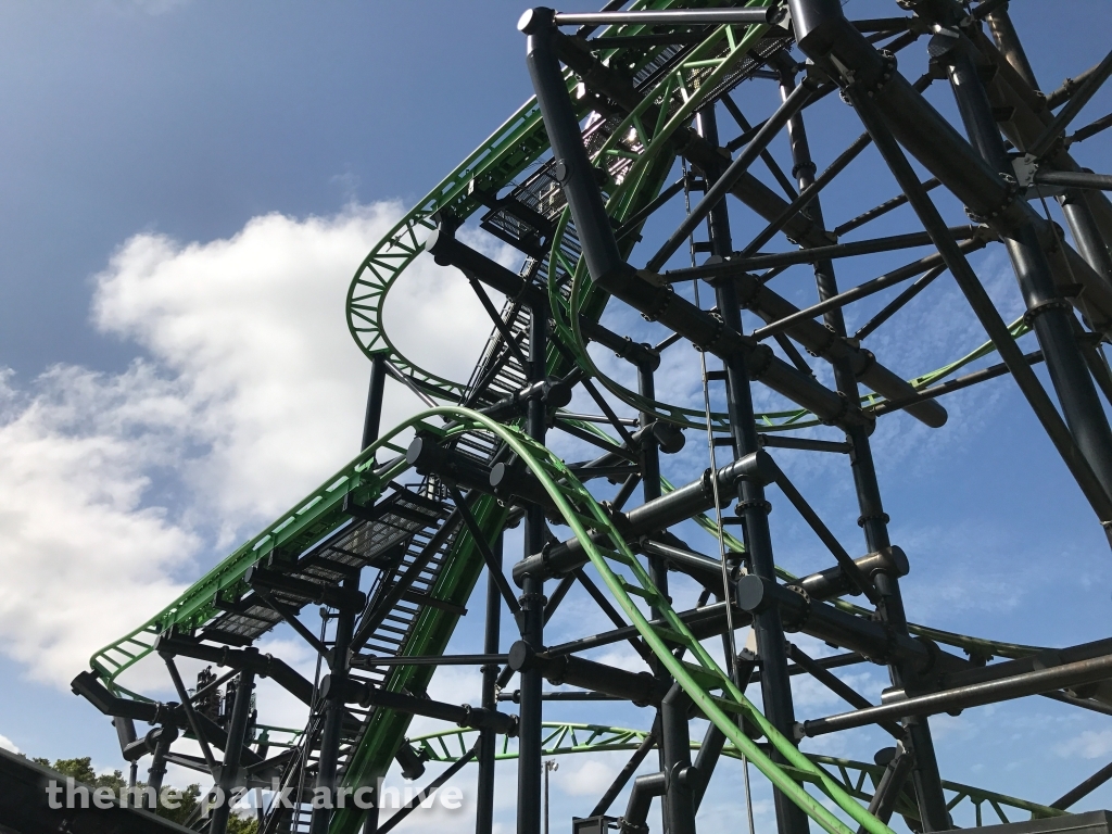 Green Lantern Coaster at Warner Bros. Movie World