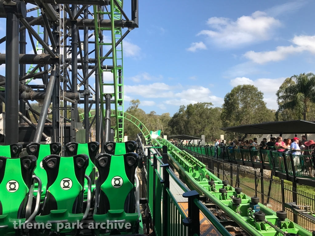 Green Lantern Coaster at Warner Bros. Movie World