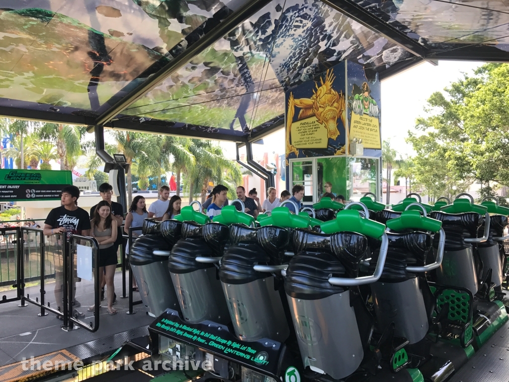 Green Lantern Coaster at Warner Bros. Movie World