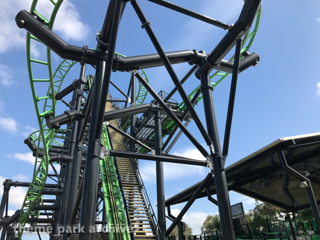 Green Lantern Coaster at Warner Bros. Movie World