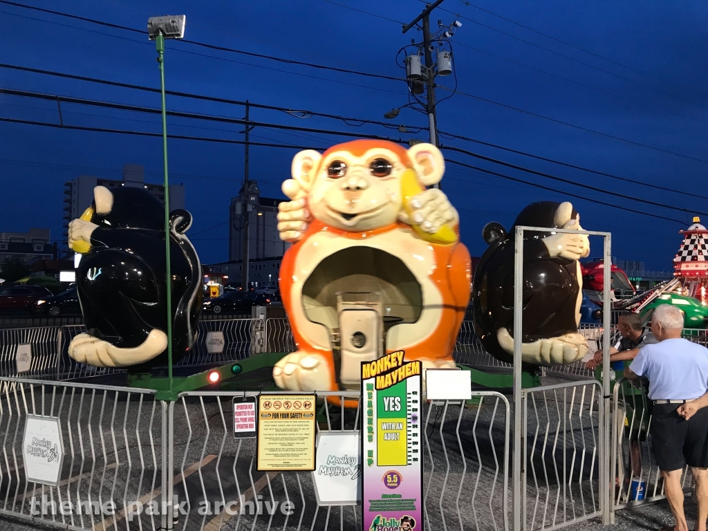Monkey Mayhem at Jolly Roger 30th Street Amusement Park