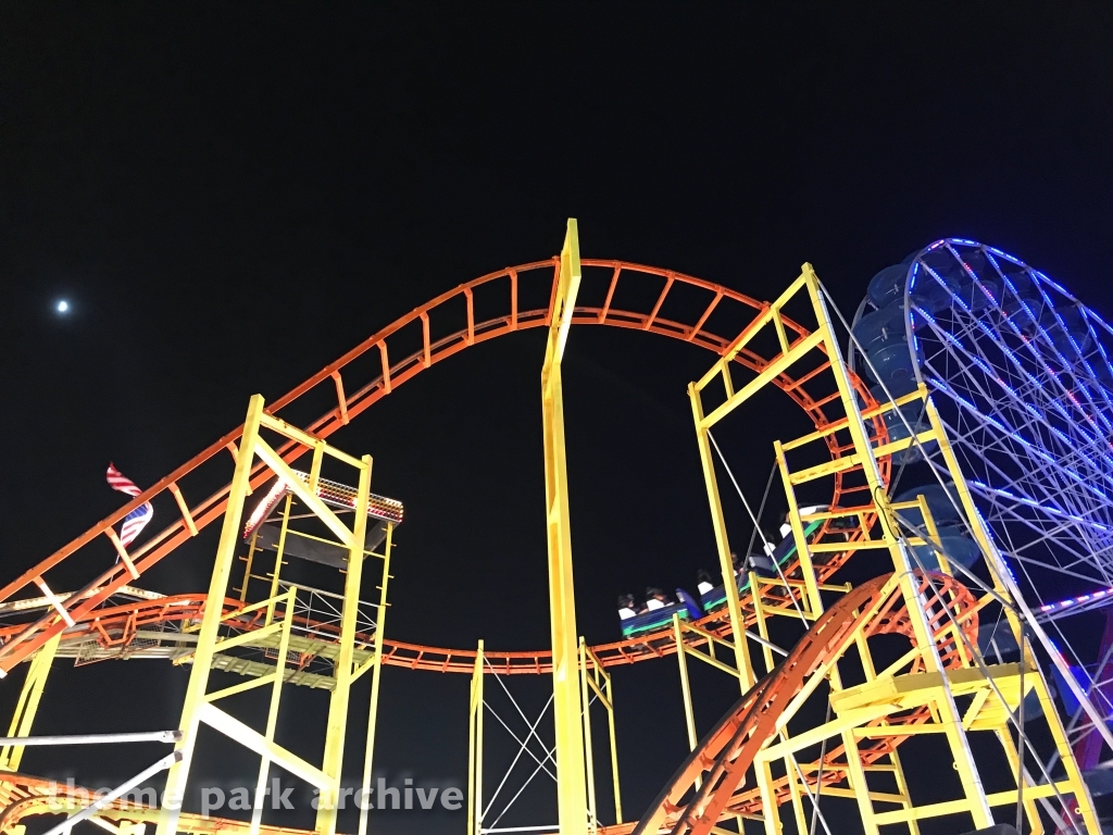 Looping Star at Jolly Roger at the Pier Amusements