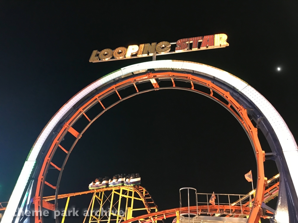 Looping Star at Jolly Roger at the Pier Amusements