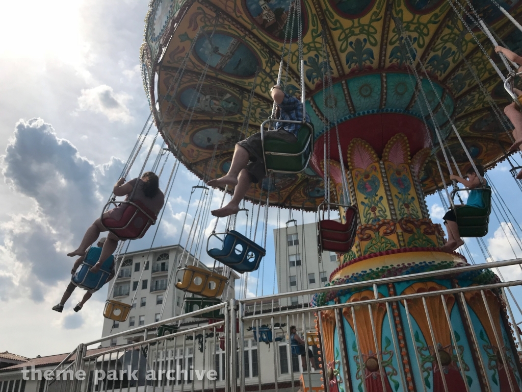 Swings at Playland's Castaway Cove
