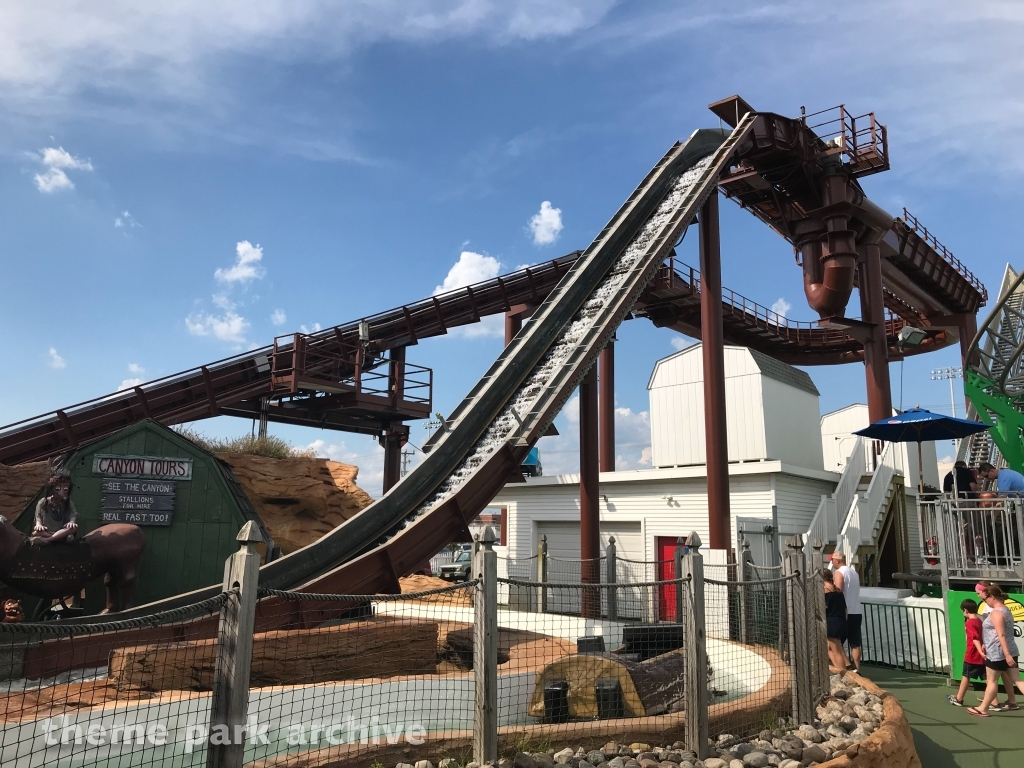 Canyon Falls Log Flume at Gillian's Wonderland Pier