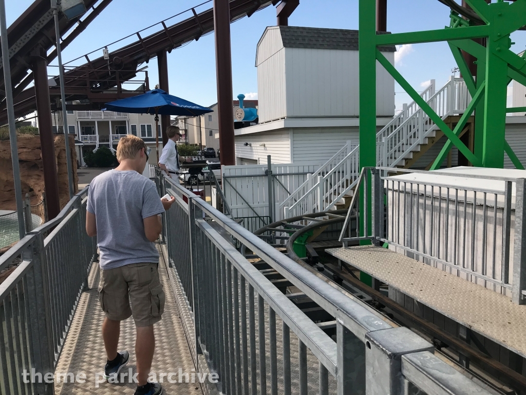 Runaway Train Roller Coaster at Gillian's Wonderland Pier