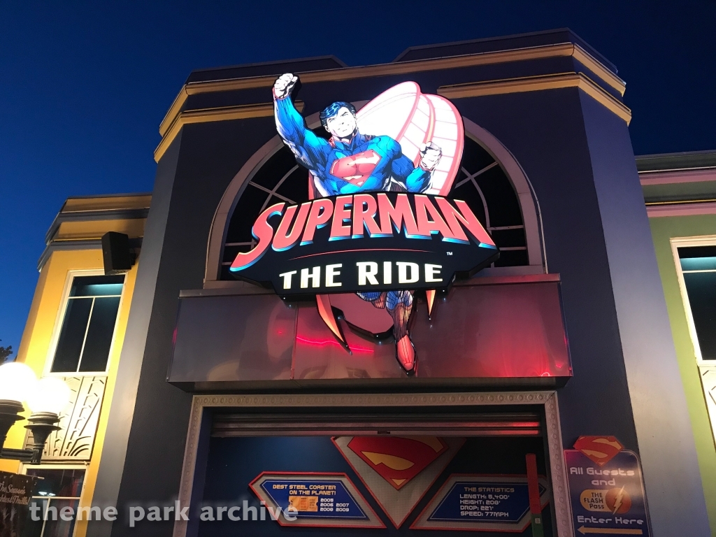 Superman The Ride at Six Flags New England
