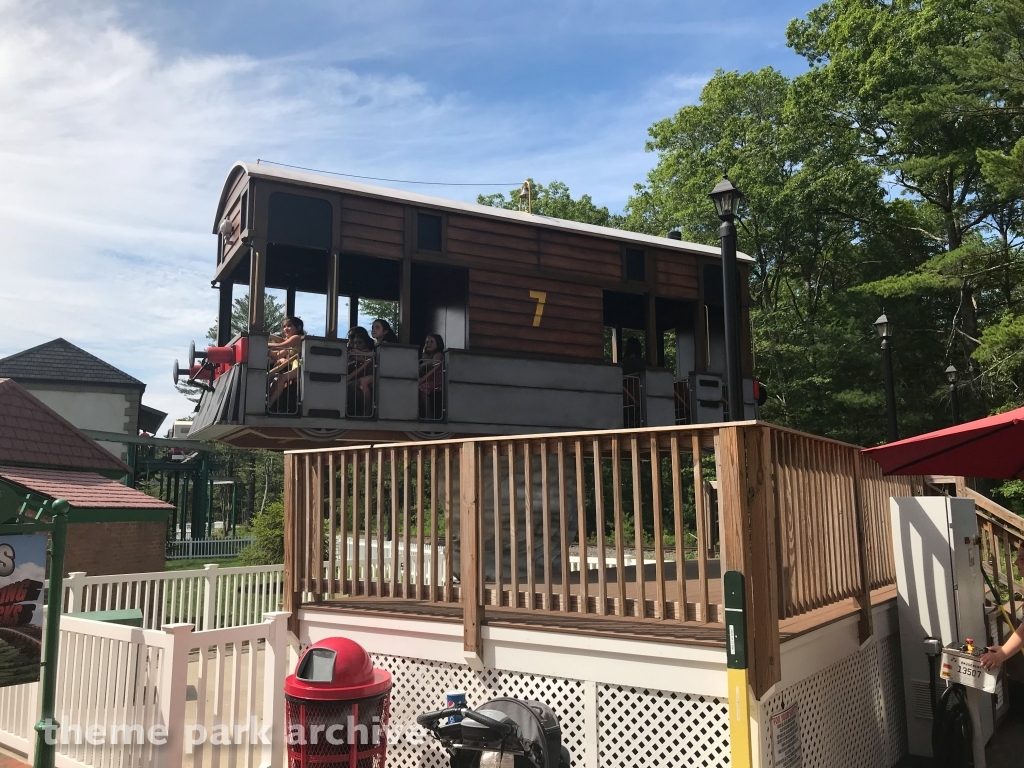 Toby's Tilting Tracks at Edaville Family Amusement Park