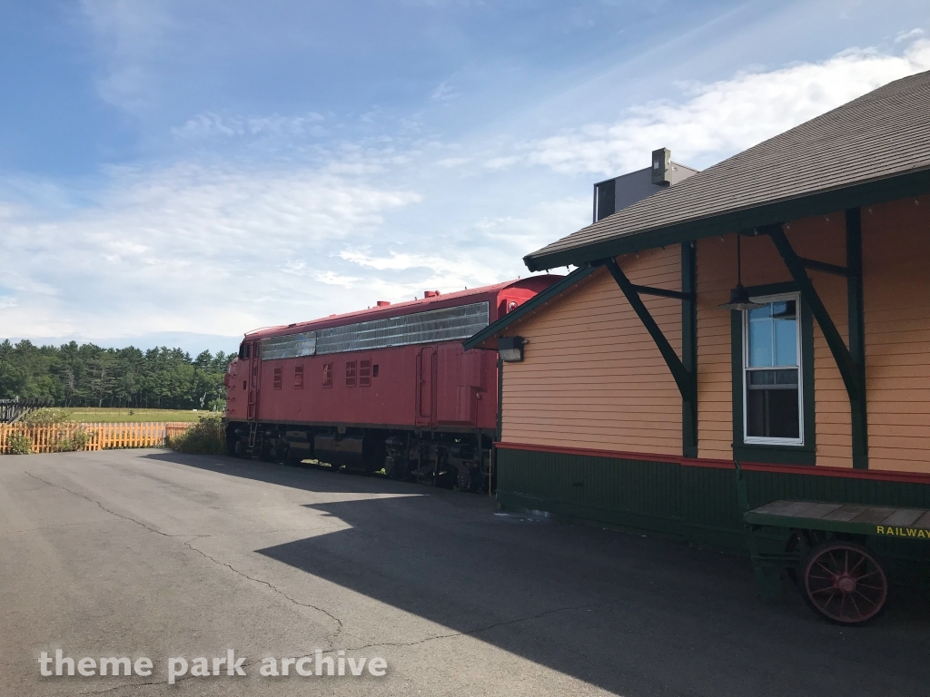 Thomas the Tank Engine Train Ride at Edaville Family Amusement Park