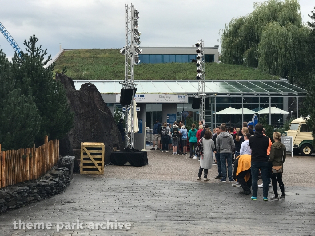 blue fire Megacoaster at Europa Park