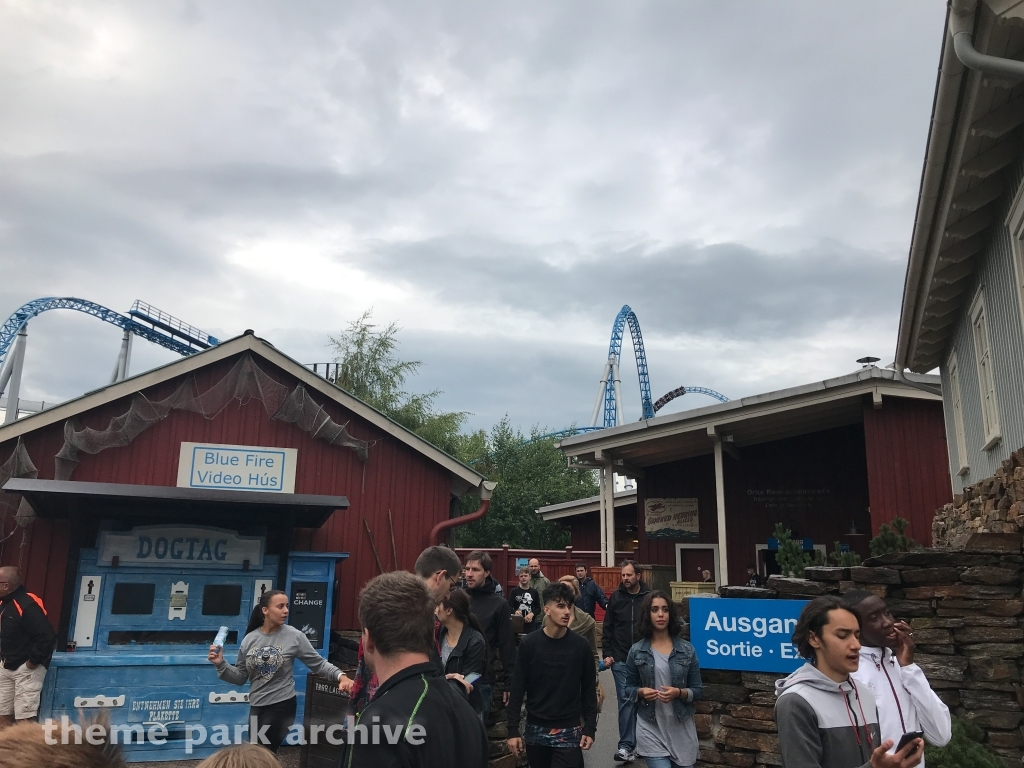 blue fire Megacoaster at Europa Park