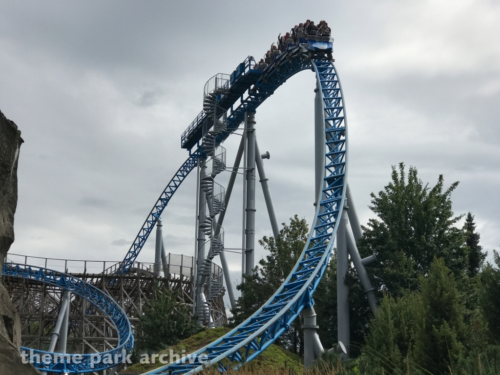 blue fire Megacoaster at Europa Park