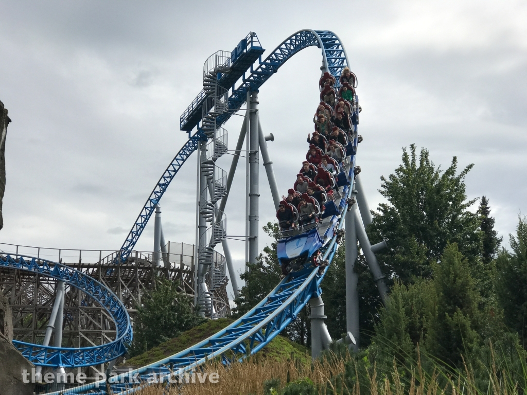 blue fire Megacoaster at Europa Park