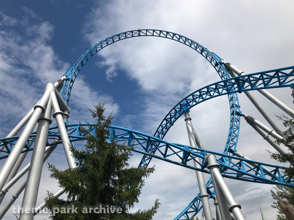 blue fire Megacoaster at Europa Park