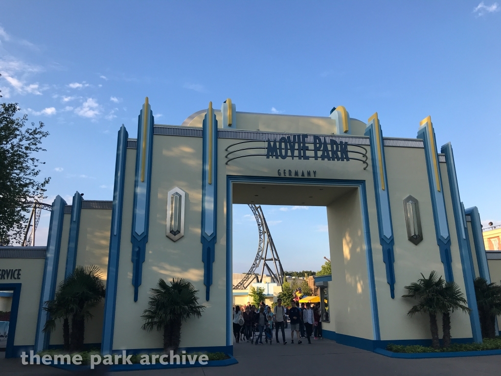 Entrance at Movie Park Germany