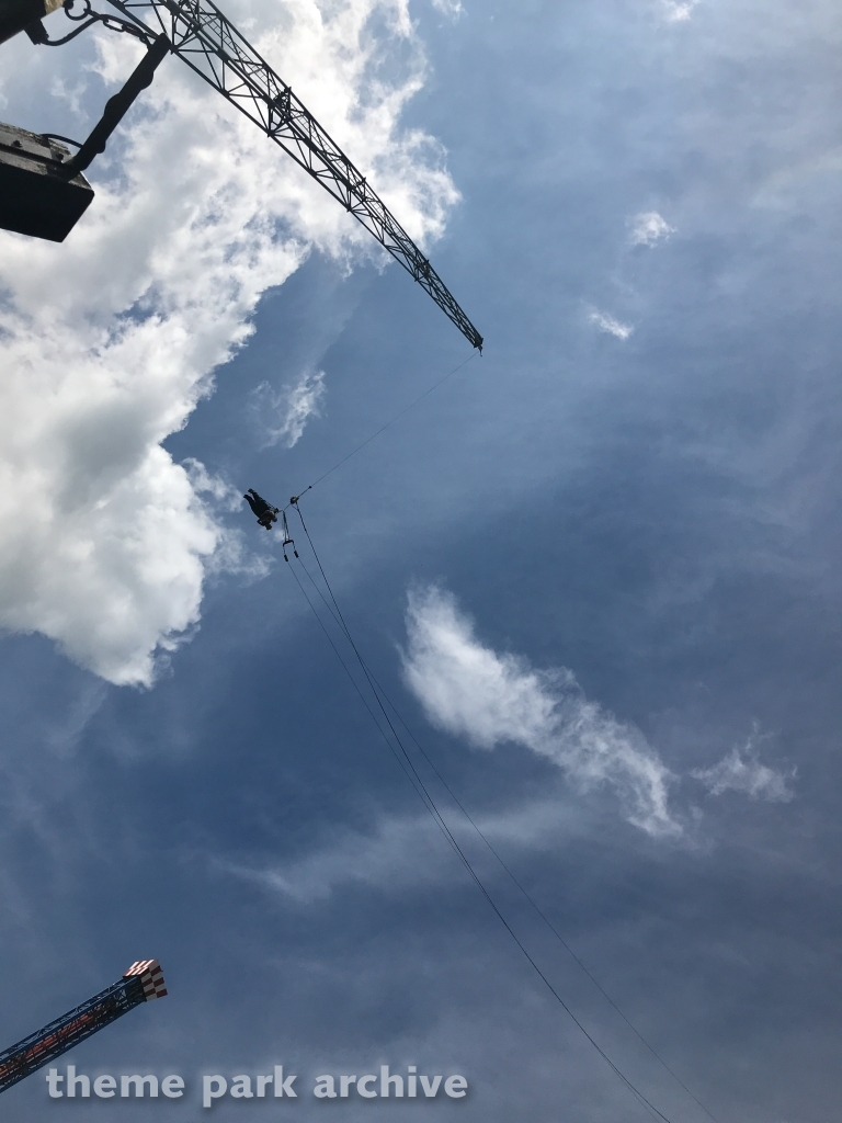 Skydiver at Walibi Holland