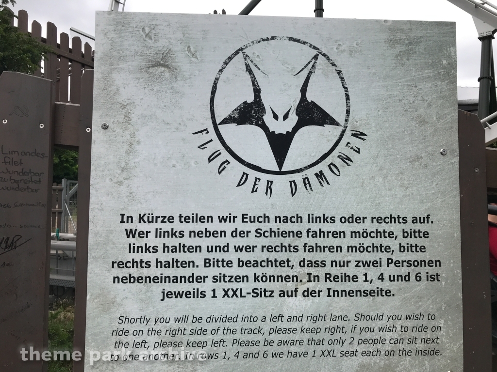 Flug Der Damonen at Heide Park