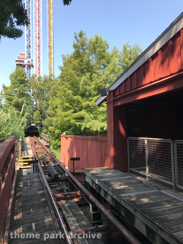 The Runaway Mine Train at Six Flags Over Texas