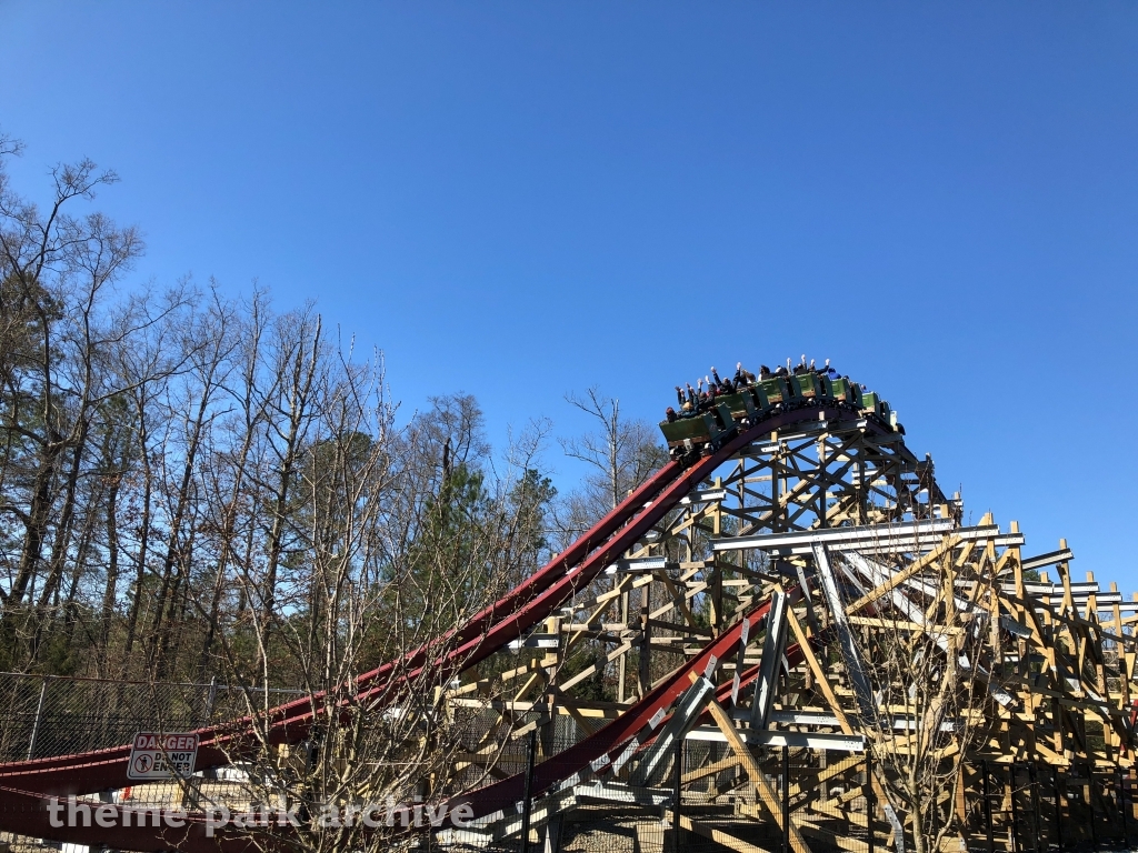 Twisted Timbers at Kings Dominion