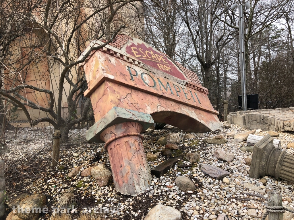 Escape From Pompeii at Busch Gardens Williamsburg