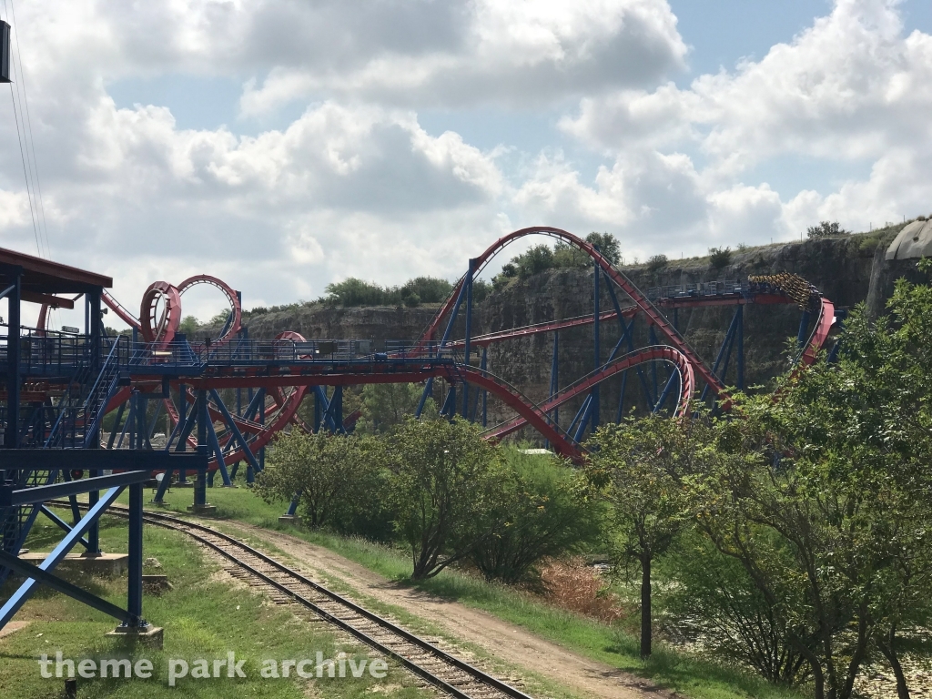Superman Krypton Coaster at Six Flags Fiesta Texas
