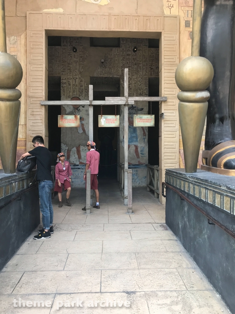 Revenge of the Mummy at Universal Studios Singapore