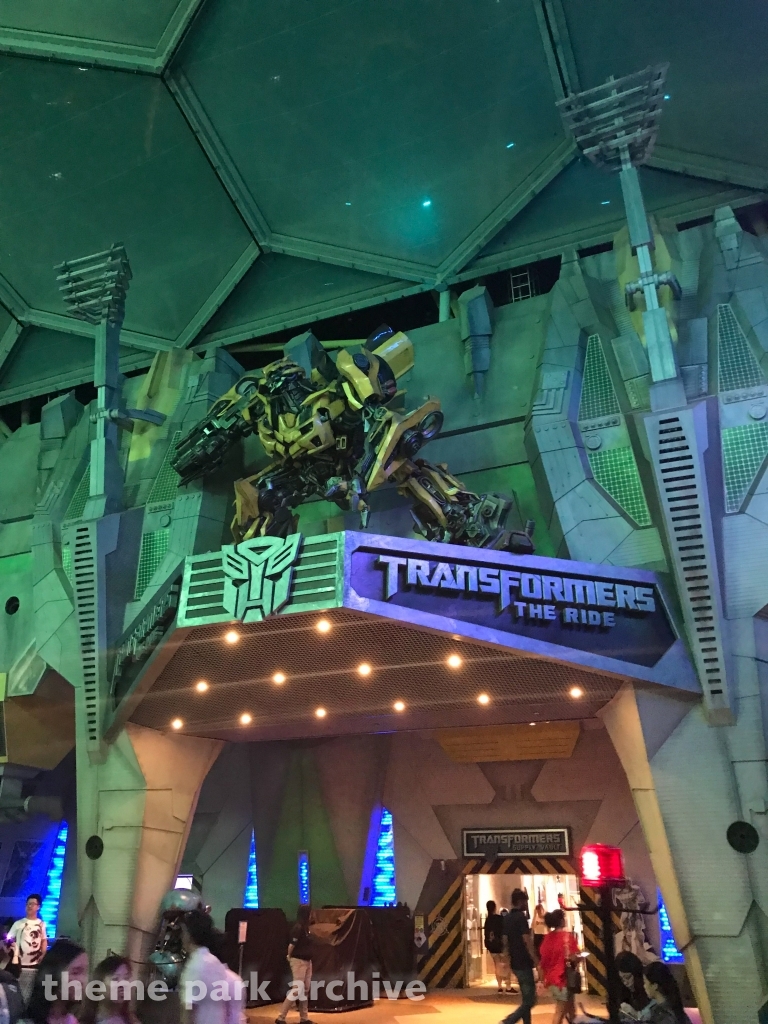 Transformers The Ride 4D at Universal Studios Singapore