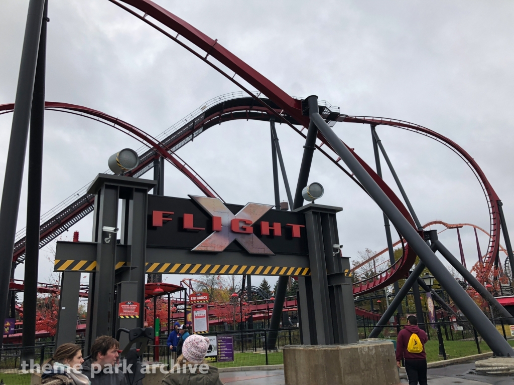 X Flight at Six Flags Great America
