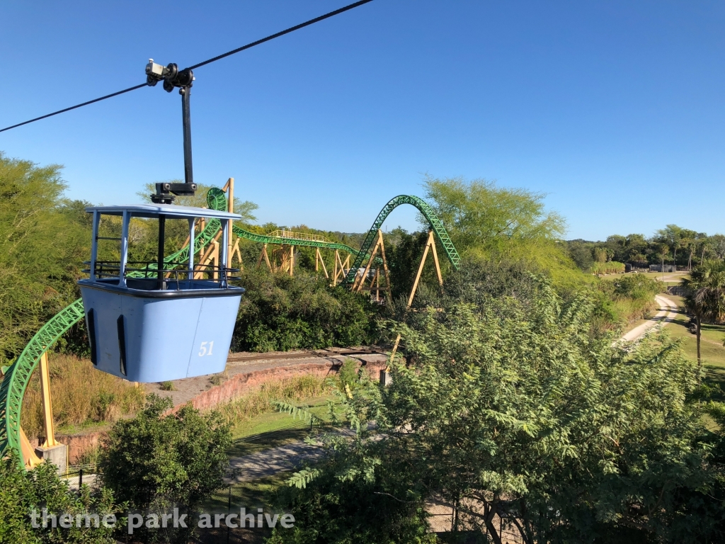 Skyride At Busch Gardens Tampa Theme Park Archive
