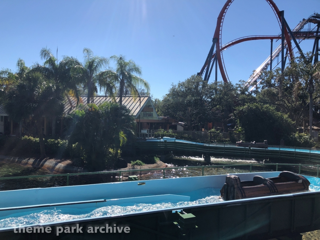 Stanley Falls Flume at Busch Gardens Tampa