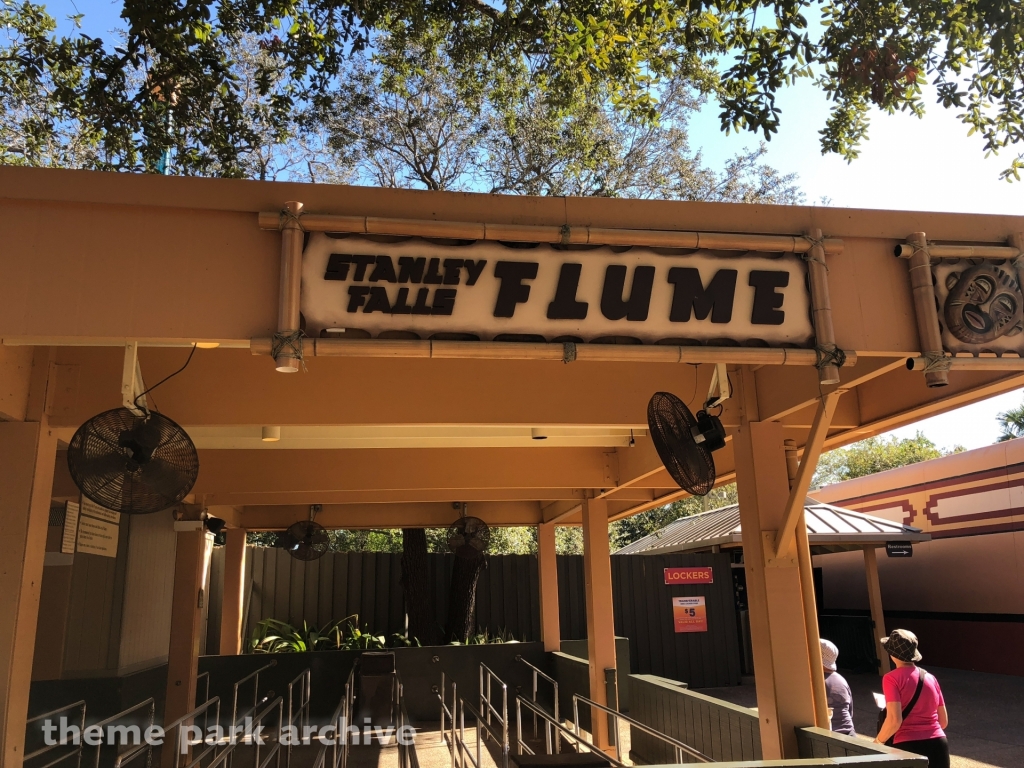 Stanley Falls Flume at Busch Gardens Tampa