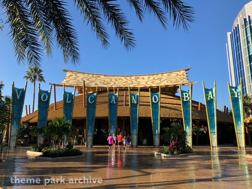 Entrance at Volcano Bay