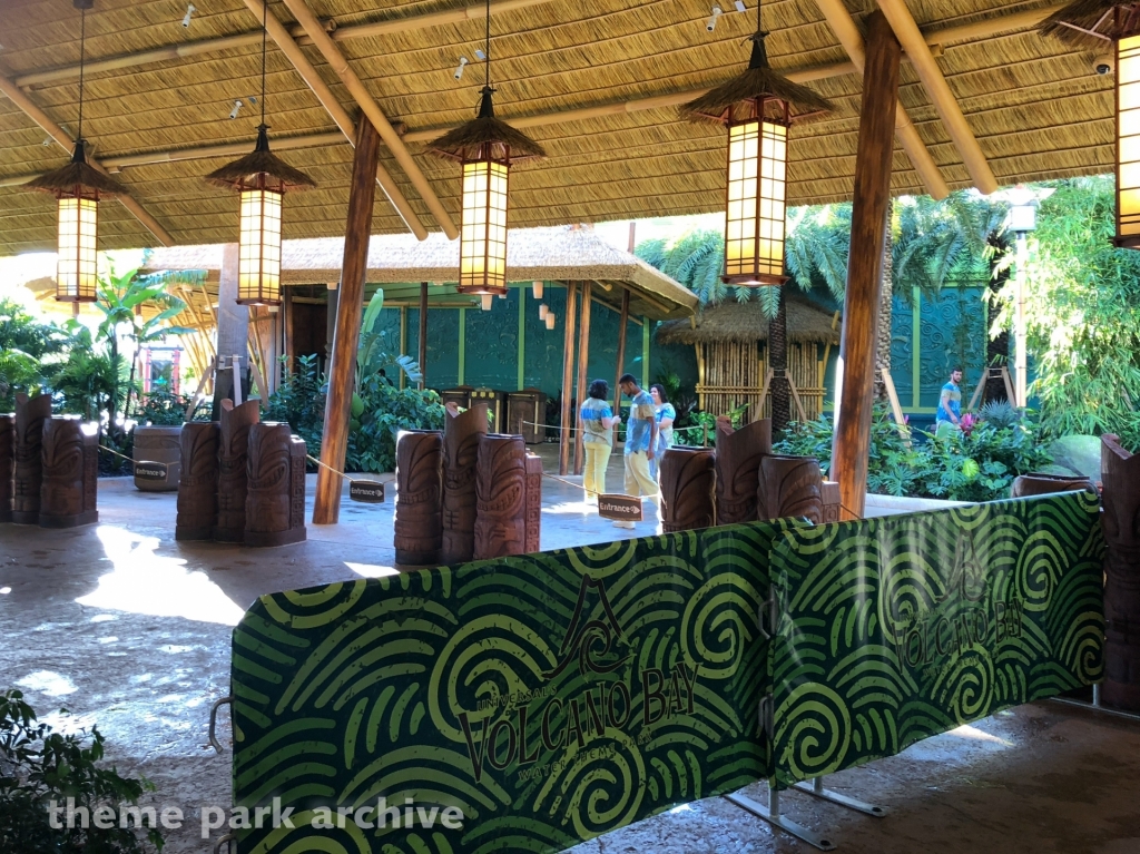 Entrance at Volcano Bay