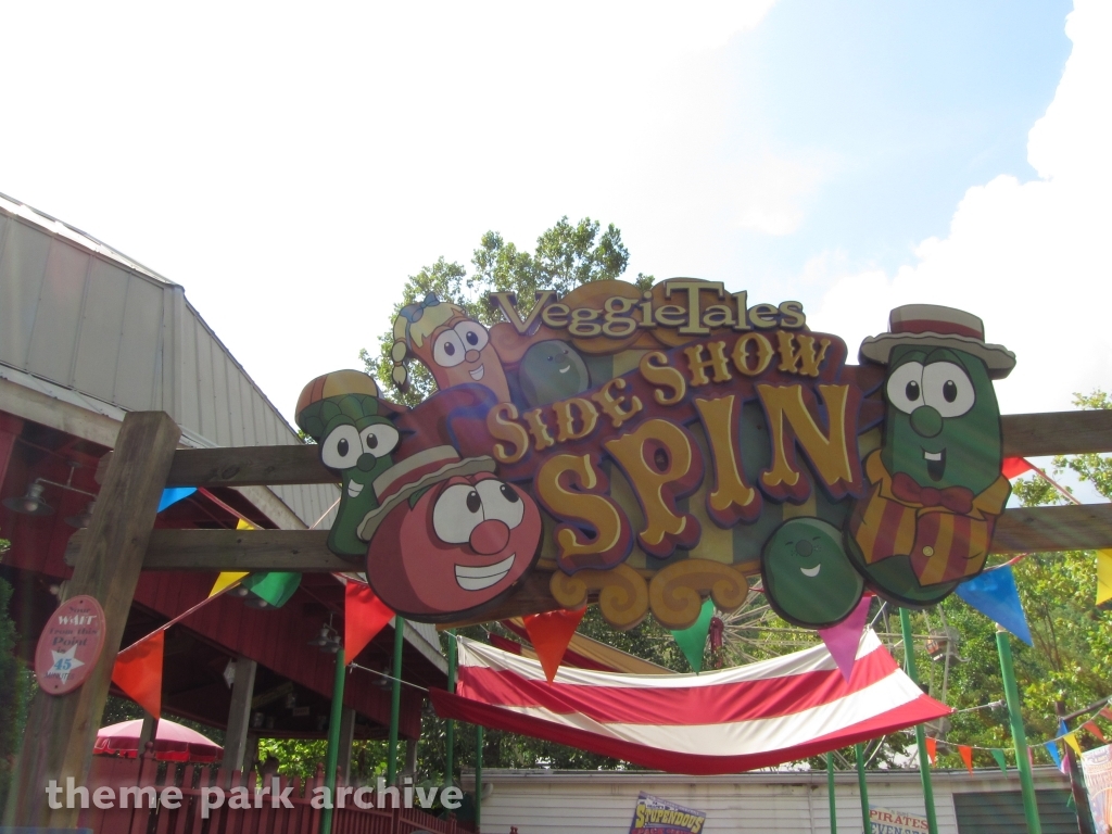 Veggie Tales Side Show Spin at Dollywood
