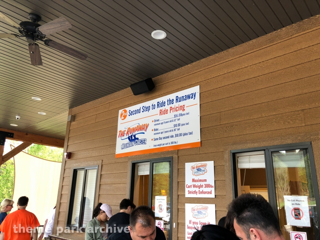 Runaway Mountain Coaster at Silver Dollar City