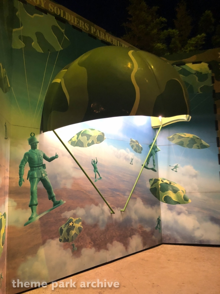 Toy Soldiers Parachute Drop at Disney Village