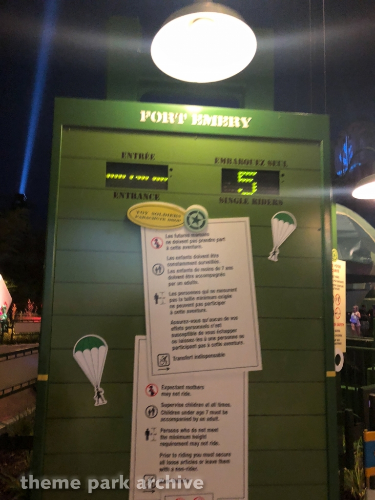 Toy Soldiers Parachute Drop at Disney Village