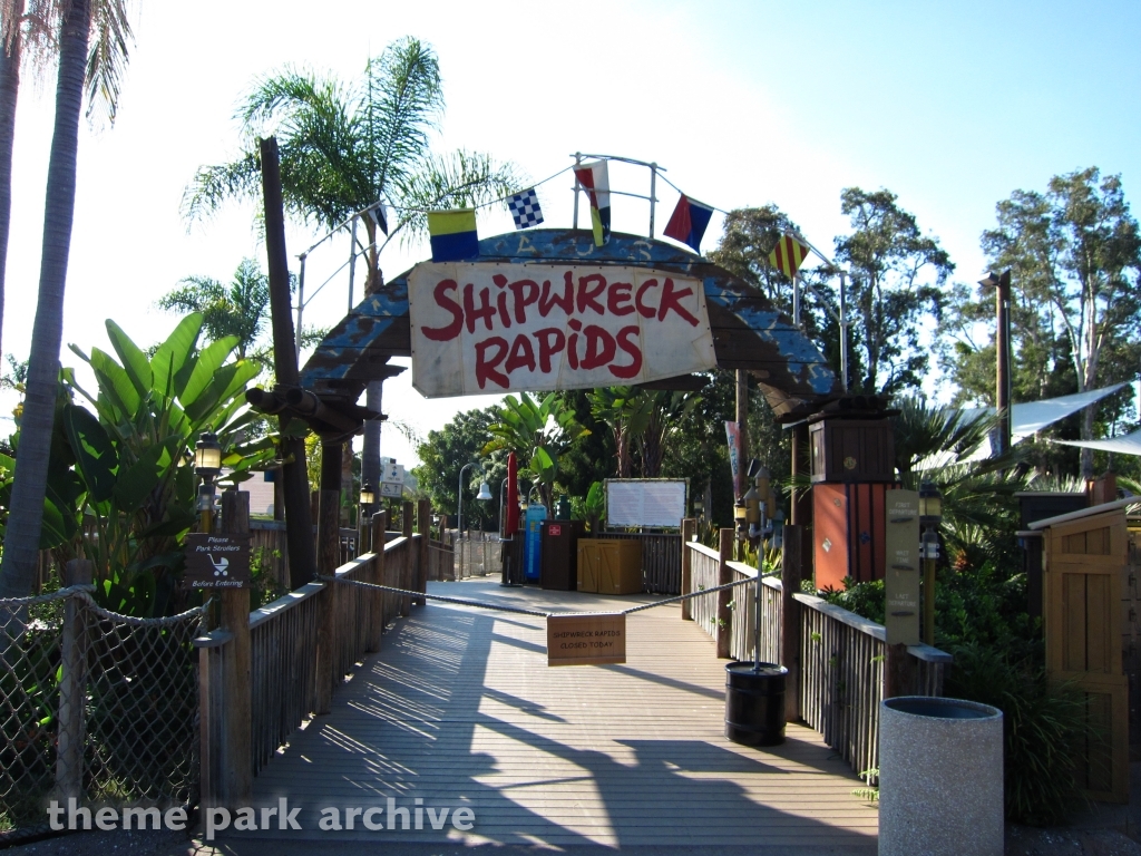 Shipwreck Rapids at SeaWorld San Diego