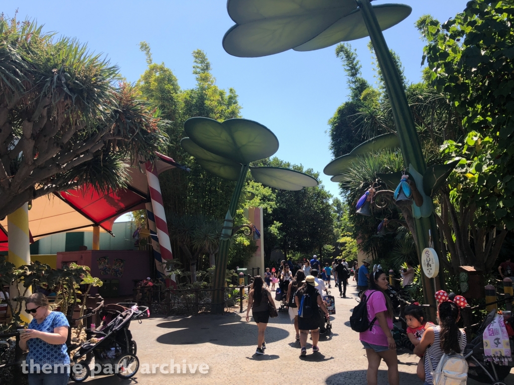 a bugs land at Downtown Disney Anaheim