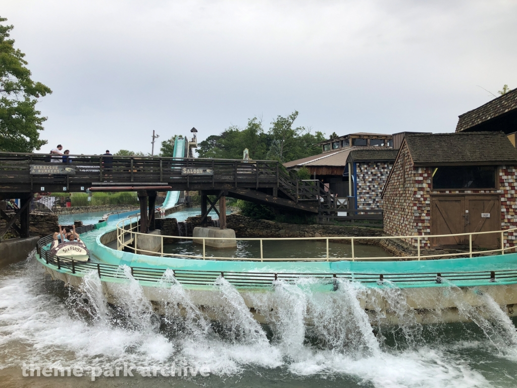 Saw Mill Log Flume at Six Flags Great Adventure