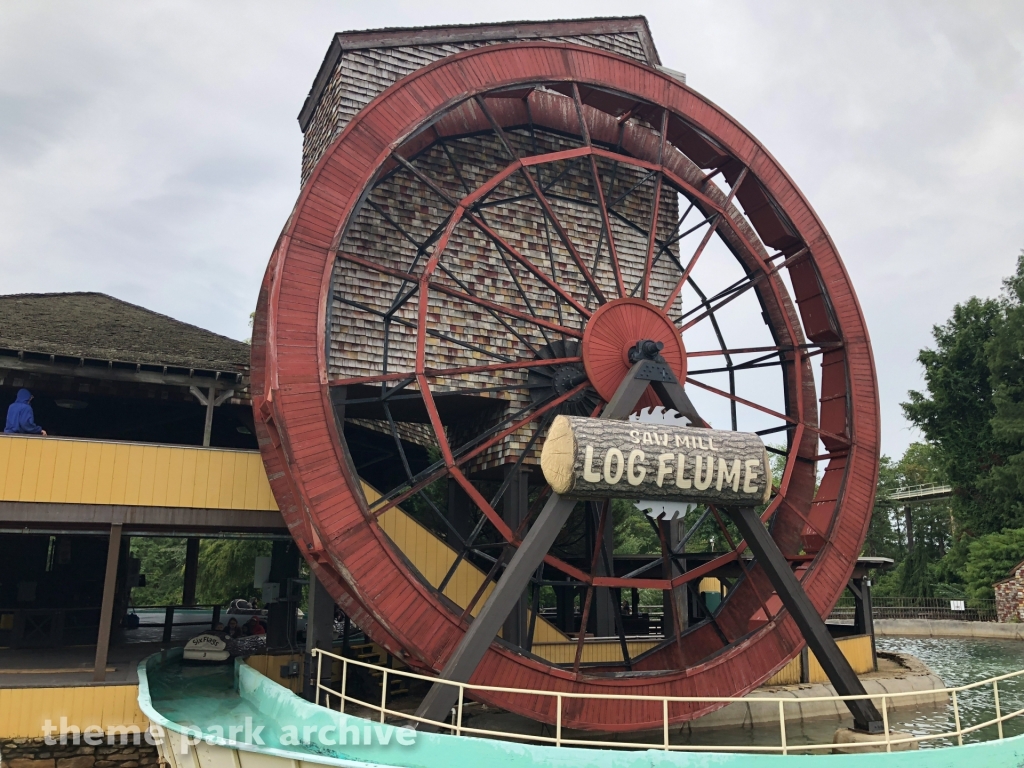 Saw Mill Log Flume at Six Flags Great Adventure