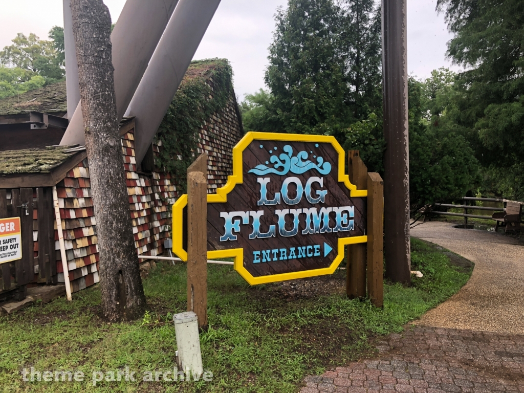 Saw Mill Log Flume at Six Flags Great Adventure