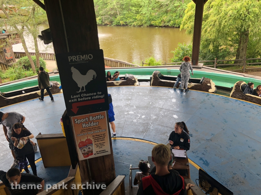 Saw Mill Log Flume at Six Flags Great Adventure
