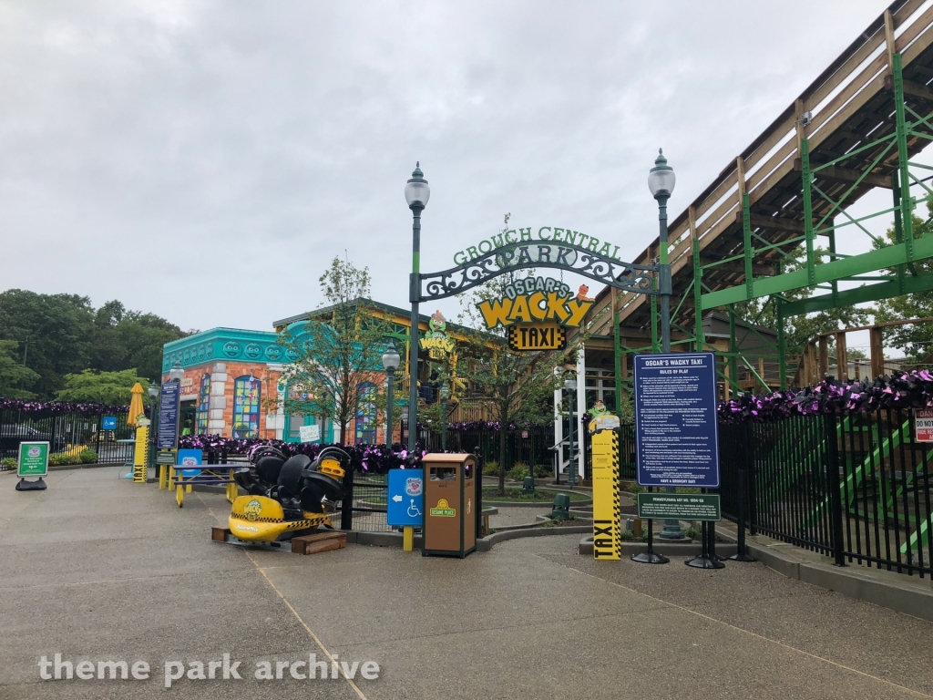 Oscar's Wacky Taxi at Sesame Place Philadelphia