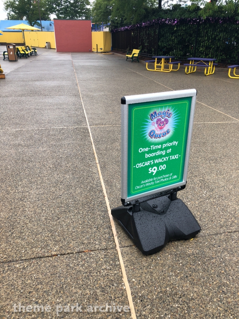 Oscar's Wacky Taxi at Sesame Place Philadelphia