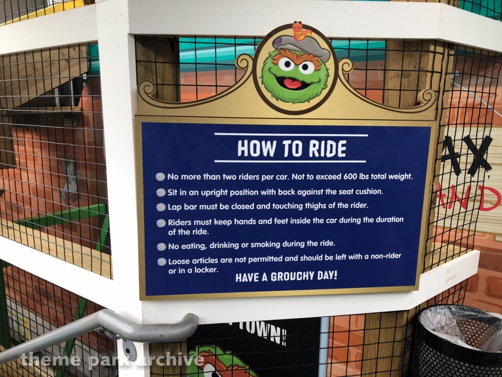 Oscar's Wacky Taxi at Sesame Place Philadelphia